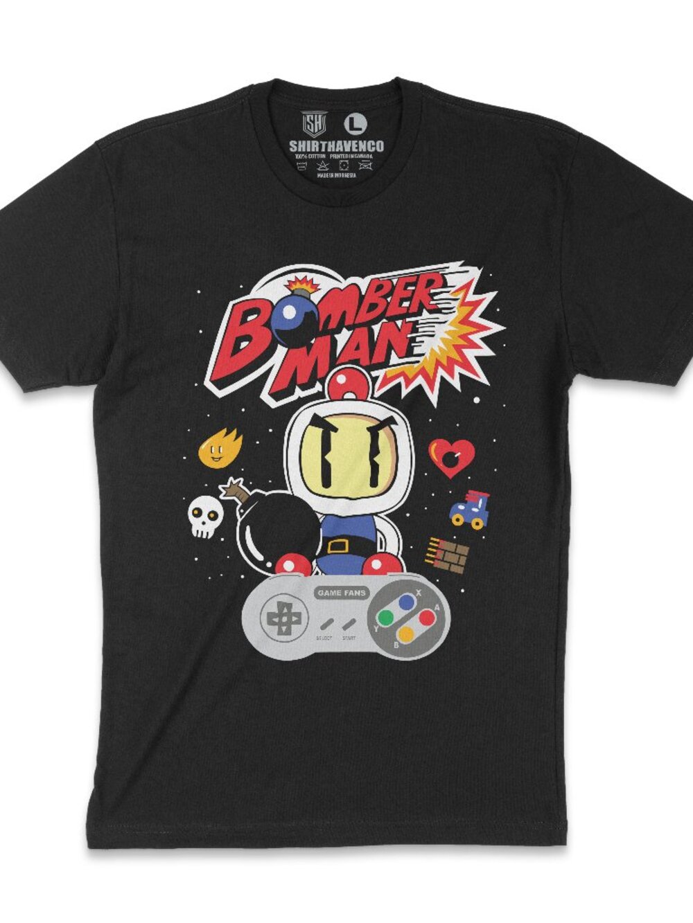 Bomber Man Classic Game Tee